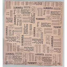 Inditradition Food Wrapping Paper Sheets (Pack of 250 Sheets, 11 x 1 Inches) - Brown Paper, Newspaper Print-picture-20