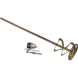 mini paint mixer rod 9mm shank for Drilling Machine 15"x 3" drill chuck adaptor Rotary Bit Set-image-8