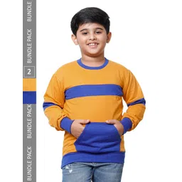 IndiWeaves Boys Pack Of 2 Fleece Pullover Sweatshirt-picture-11