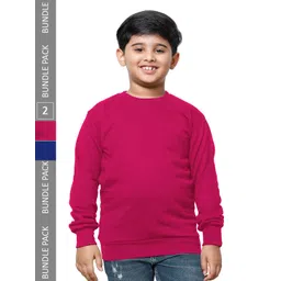 IndiWeaves Boys Pack Of 2 Fleece Pullover Sweatshirt-picture-19