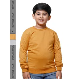 IndiWeaves Boys Pack Of 2 Long Sleeves Fleece Sweatshirt-picture-55