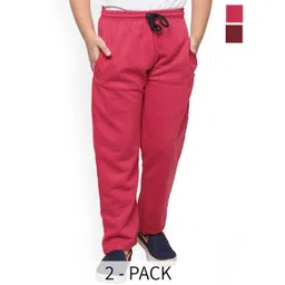 IndiWeaves Boys Pack Of 2 Mid-Rise Fleece Track Pant-picture-43