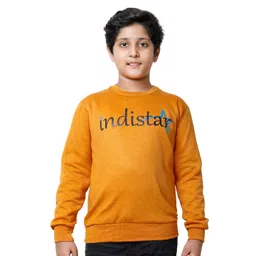 IndiWeaves Boys Typography Printed Fleece Pullover-picture-26