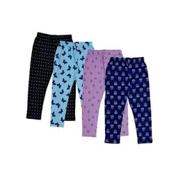 indiweaves Pack of 4 Printed Ankle-Length Capris-picture-37