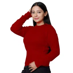 IndiWeaves Round Neck Woollen Pullover image 4