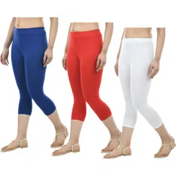 indiweaves Solid Women Three Fourths-picture-21