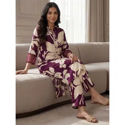 Indo Era Women Floral Printed Regular Kurta with Trousers-picture-12