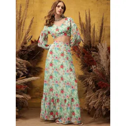 indo street Printed  Top & Skirt Co-Ords-picture-30