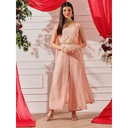 indo street Women Basic Jumpsuit with Embroidered-picture-18