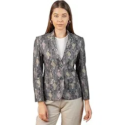 indophilia Women's Blazer Digital Print Cotton Blazer-picture-36