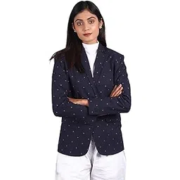 indophilia Women's Cotton Blazer-picture-39