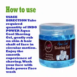 Indopower DD116 200g Aqua Cool Shaving Gel image 2