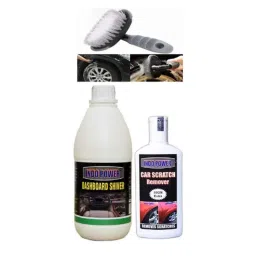 Indopower Ff1091 Dashboard Shiner, Scratch Remover, All Tyre Cleaning Brush Kit, AHh1095-picture-10