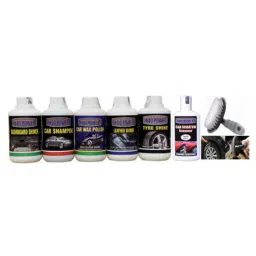 Indopower Ff1122 Car Wax Polish, Dashboard Shiner, Tyre Shiner, Leather Shiner, Car Shampoo, Scratch Remover, All Tyre Cleaning Brush Kit, AHh1126-picture-26
