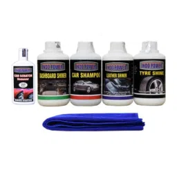 Indopower Ff749 Dashboard Shiner, Car Wash Shampoo, Tyre Shiner, Leather Shiner, Scratch Remover, Car Cloth Kit, AHh751-picture-26