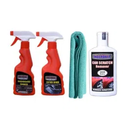Indopower Ff813 Leather Shiner Spray, Dashboard Shiner Spray, 1Pc Car Cloth, Scratch Remover Kit, AHh815-picture-32