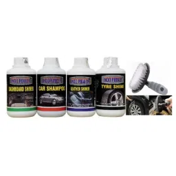 Indopower Ff871 Dashboard Shiner, Car Wash Shampoo, Tyre Shiner, Leather Shiner, All Tyre Cleaning Brush Kit, AHh873-picture-15