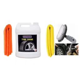 Indopower Ff884 Tyre Shiner , 2 Pcs Car Cloth, All Tyre Cleaning Brush Kit, AHh886-picture-17