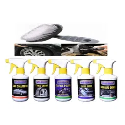 Indopower Ff989 Leather Shiner Gun, Tyre Shiner Gun, Car Shampoo Gun, Dashboard Shiner Gun, Car Wax Polish Gun, All Tyre Cleaning Brush Kit, AHh992-picture-42