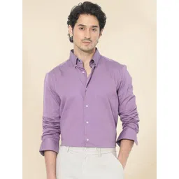 INDOPRIMO Button-Down Collar Long Sleeves Satin Casual Shirt-picture-23