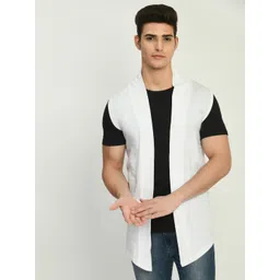 indra fashion Men Straight Sleeveless White Shrug-picture-24