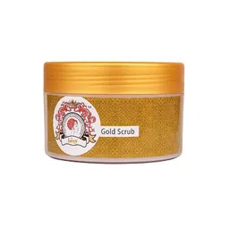 Indrani Cosmetics Natural Glow Gold Scrub with Walnut Shell Powder & Gold Dust - 300 g-picture-21