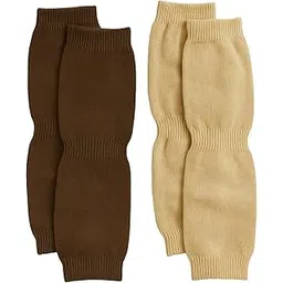 indus cloud Men And Women Woolen Knee Warmer Winter Protector Knee Cap - (2 Pairs, Multicolour)-picture-21