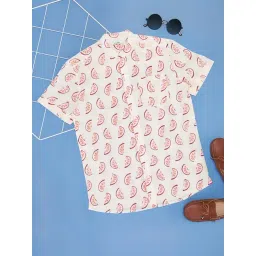 Indus Route by Pantaloons Boys Pink Print Shirt-picture-18