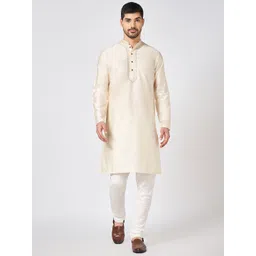 indus route by Pantaloons Men Embroidered Thread Work Kurta-picture-28