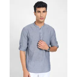 indus route by Pantaloons Men Mandarin Collar Kurta-picture-22