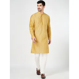 indus route by Pantaloons Men Thread Work Kurta-picture-35