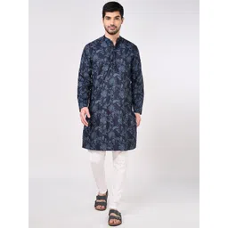 indus route by Pantaloons Men Thread Work Kurta-picture-44