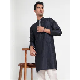 indus route by Pantaloons Men Thread Work Kurta-picture-26