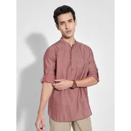 indus route by Pantaloons Men Thread Work Kurta-picture-25