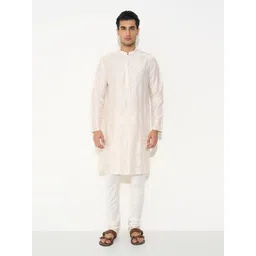 indus route by Pantaloons Men Thread Work Kurta-picture-40
