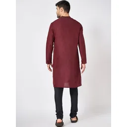 indus route by Pantaloons Men Thread Work Kurta image 4
