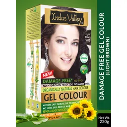 Indus Valley Organically Natural Gel Light Brown 5.0 Hair Color-picture-12