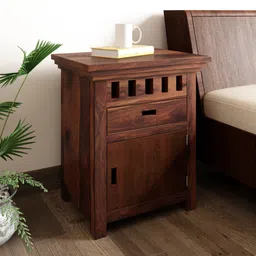 induscraft Sheesham Wood Solid Wood Bedside Table-picture-29