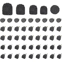 indusoire 60 Pcs Heel Cap, Heel Shoes Heel Cap Five Sizes in Heel, with Safety As The Core, Thanks to Special Anti-Slip Surfaces, It Applies to Various Scenarios Black-picture-26