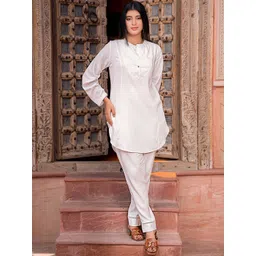 indy Raaga Self-Designed Tunic & Trousers Co-Ord Set-picture-36