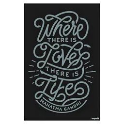 Inephos Black & Grey 1 Piece Canvas Other Wall Paintings-picture-33