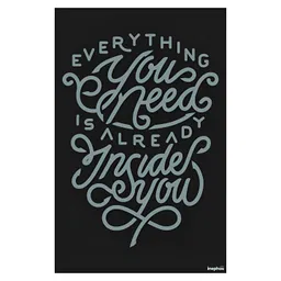 Inephos Black & Grey 1 Piece Paper Other Wall Photographs-picture-31