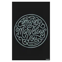 Inephos Black & Grey Printed Paper Creative Artwork Wall Poster-picture-11