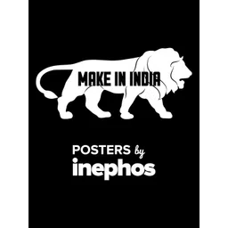 Inephos Black & Grey Printed Wall Art image 3