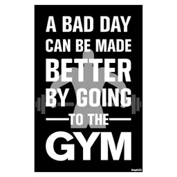 Inephos Black & White Typography Printed Wall Poster-picture-30