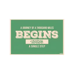 Inephos Green & Off White Typography Photograph Wall Art-picture-13