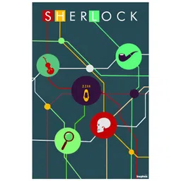 Inephos Green & Red Printed Creative Artwork Wall Stickers-picture-24