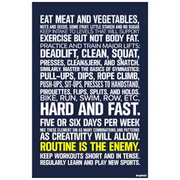 Inephos Navy Blue & White Typography Printed Wall Poster-picture-39