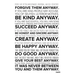Inephos White & Black Quotes Printed Wall Poster-picture-41