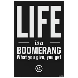 Inephos White & Black Typography Printed Wall Stickers-picture-21